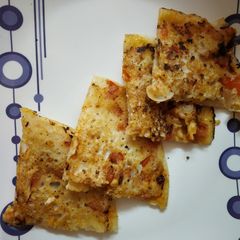 A picture of Stuffed uttapam.