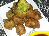 કલી ની ભાજી ના ભજીયા