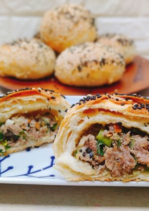 A picture of 🇹🇼 Fuzhou/Taiwanese Pepper Buns (Hujiao Bing).