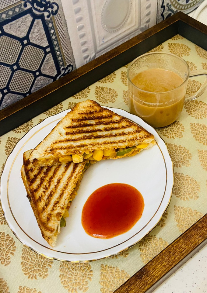 स्वीटकॉर्न सैंडविच रेसिपी मुख्य फोटो