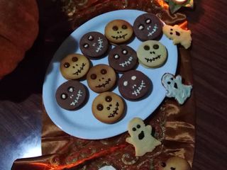 Biscotti Halloween Jack o' lantern