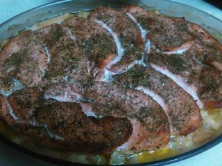 Pavo con "stuffing"