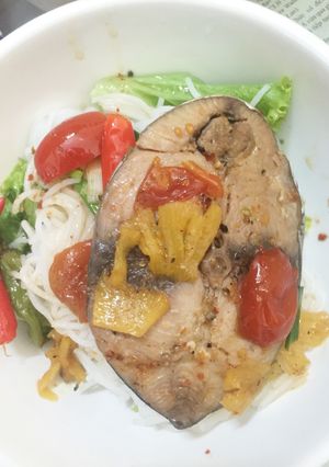 Hình của món Bún cá ngừ.