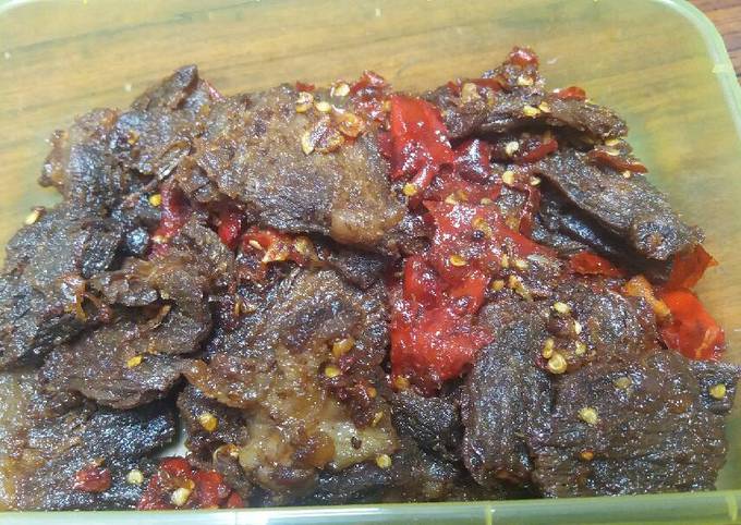 Resep Dendeng balado Anti Gagal