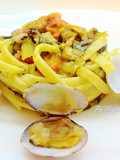 Scialatielli con vongole e catalogna