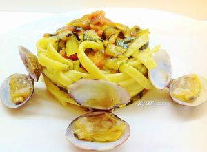 Foto di Scialatielli con vongole e catalogna