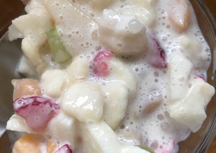 Step-by-Step Guide to Make Any-night-of-the-week Creamy fruit chaat