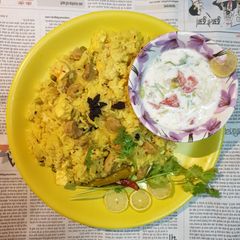 A picture of Soyabean Pulao.