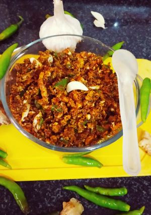 अदरक, लहसुन और हरी मिर्च का चटपटा आचार रेसिपी मुख्य फोटो