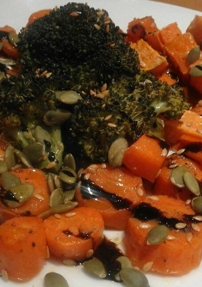 Una foto de Verduras al horno