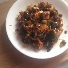 A picture of Paneer onion.