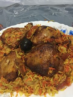 صورة لوصفة كبسه الدجاج