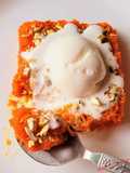 Gajar/Carrot Halwa With Vanilla Ice cream