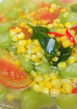 Foto resep Sayur bening oyong jagung
