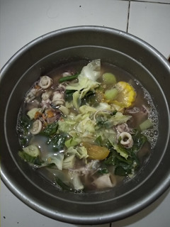 Foto resep Pindang sayur + cumi ala anak kos