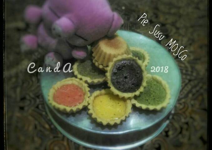 Langkah Mudah untuk Membuat Pie Susu MOSCo (Matcha,Original,Strawberry,Coklat)#pr_anekapie Anti Gagal
