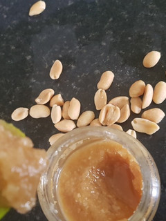 A picture of Home made peanut butter,.