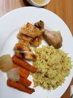 A picture of Crockpot rotisserie chicken.