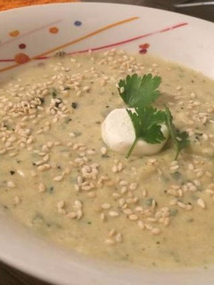 Una foto de Crema de zapallo italiano