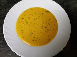 O poză a rețetei Supă cremă dovleac+cartof dulce!.