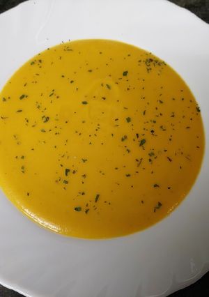 O poză a rețetei Supă cremă dovleac+cartof dulce!.