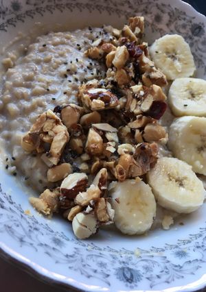Una foto de Porridge de avena
