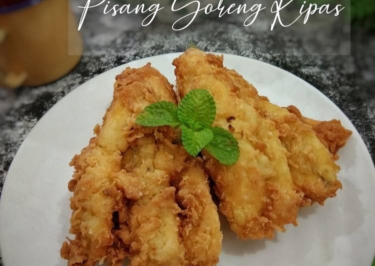 Resep Unik 58. Pisang Goreng Kipas Ala Rumahan