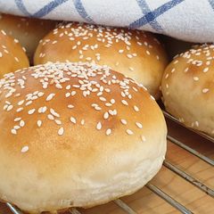 Burger buns A picture of Burger buns.