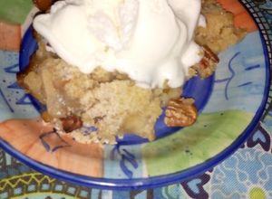 Una foto de Gran crumble de manzanas muy rico, fácil y rápido