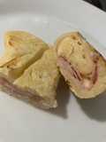 Taquito relleno de jamón y queso