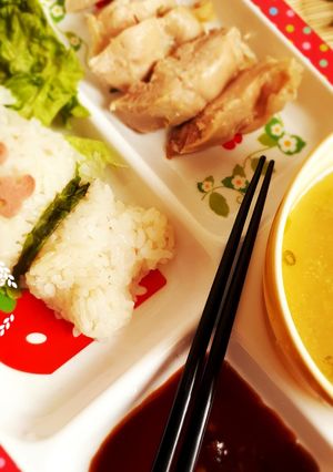 Foto resep Nasi Ayam Hainan (rice cooker) 🍱
