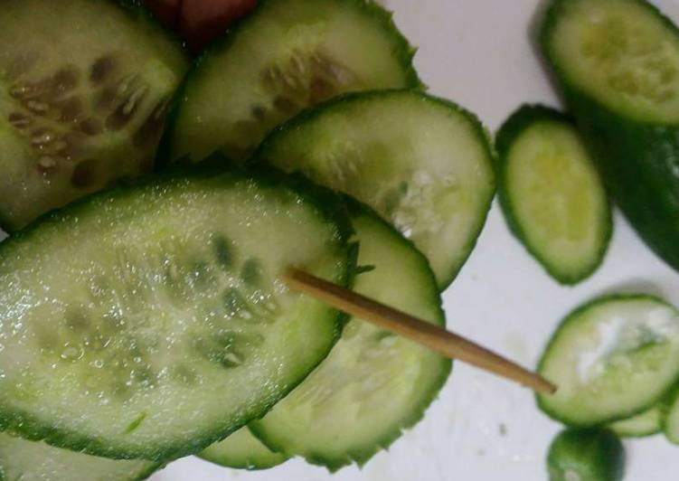 Recipe of Award-winning Cucumber Tree salad