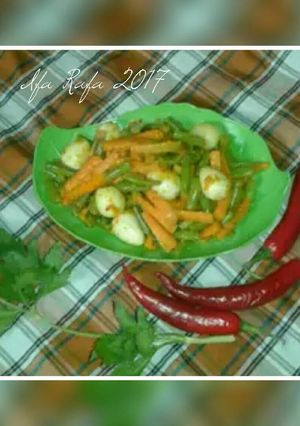 Foto resep Sambal Goreng Wortel Buncis & Telur Puyuh