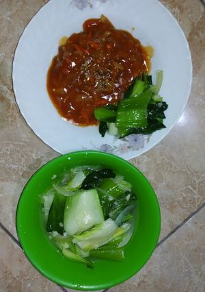 Foto resep Steak Tempe Spicy Sous BBQ dgn Tumis Pokcoy