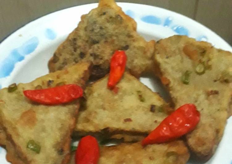 Langkah Mudah untuk Membuat Oncom goreng, Lezat Sekali