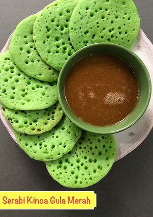 Foto resep #83 Serabi Kinca Gula Merah - Tanpa Cetakan