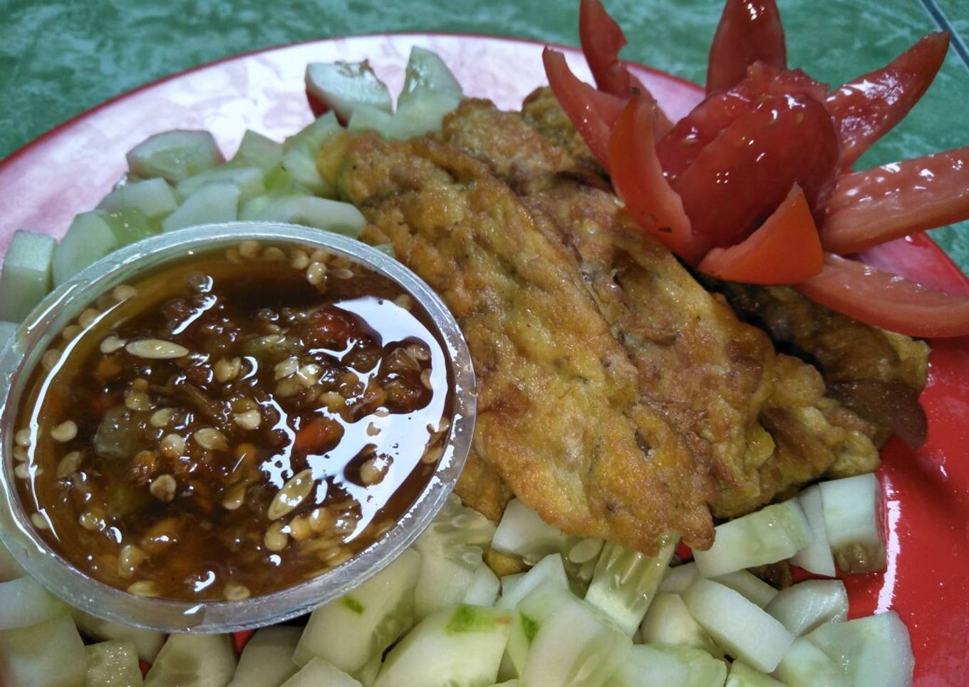 Telur Gulung Sambel Rujak