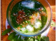 A picture of chana saag