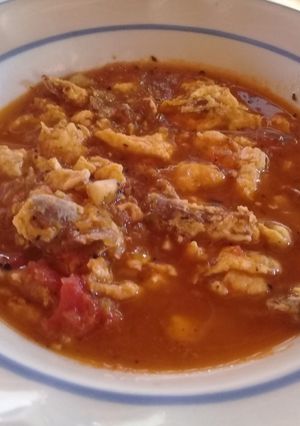 Una foto de Aporreado, platillo Guerrerense.🍛