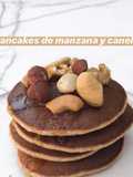 Pancakes de manzana y canela saludables