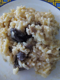 Una foto de Risotto facil de setas