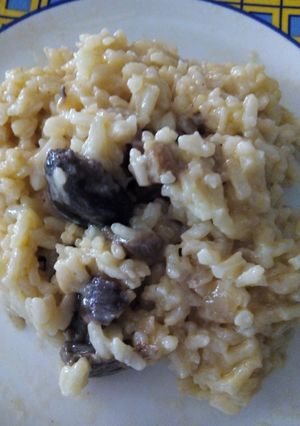 Una foto de Risotto facil de setas