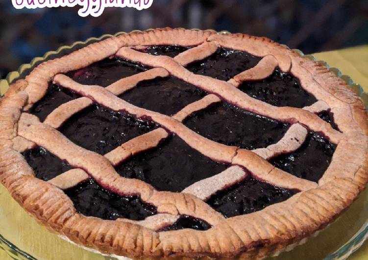 Crostata integrale ai mirtilli