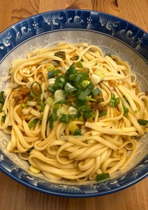 油蔥酥拌麵 的食譜成品照片