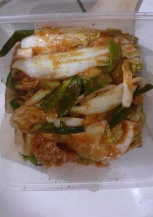 Foto resep KIMCHI SAWI SEDERHANA HALAL HANDMADE BY ME 😁😁