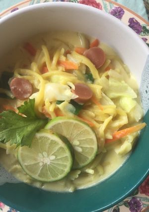 Foto resep Mie Kuah Susu