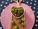 ترشک گوجه سبز و رب انار