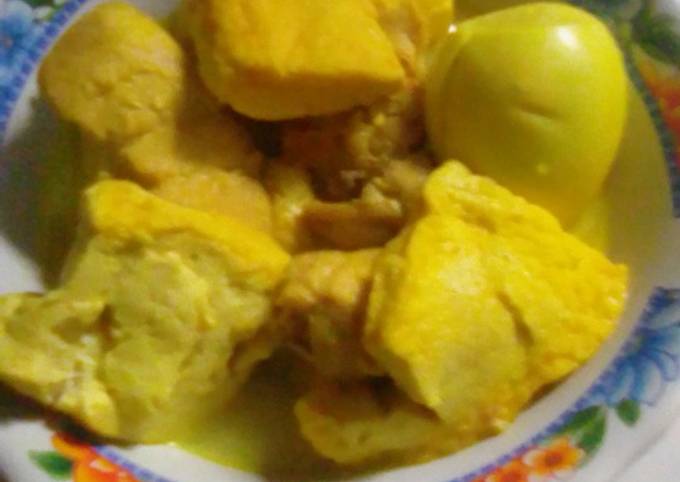 Kare Ayam Telur Tahu