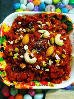 A picture of Carrot Halwa (Gajar Ka Halwa).
