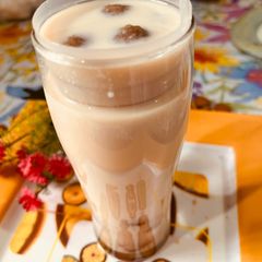 A picture of Cocoa Boba Tea (Bubble tea).